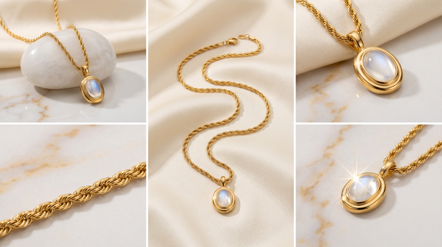 Pearl Necklace - Vermeil Gold
