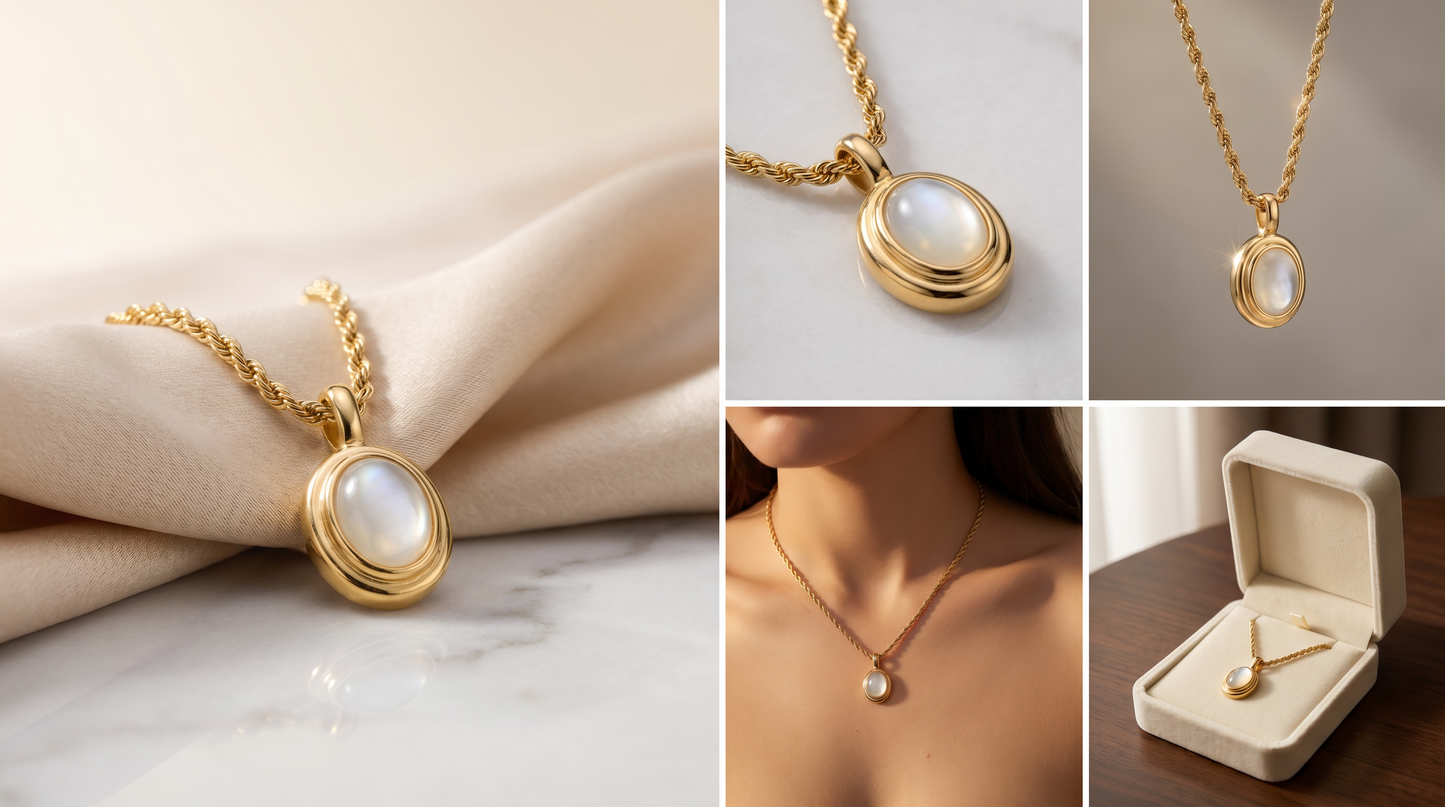 Pearl Necklace - Vermeil Gold
