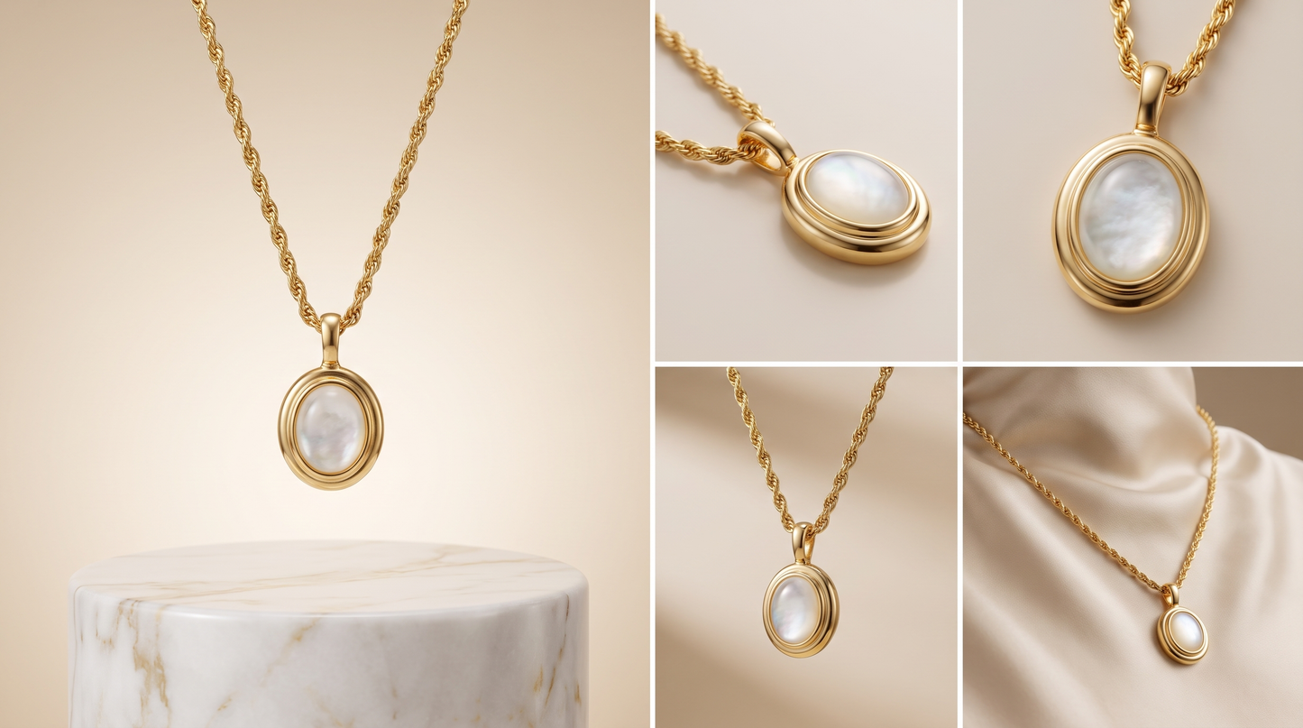Pearl Necklace - Vermeil Gold