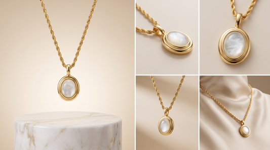 Pearl Necklace - Vermeil Gold