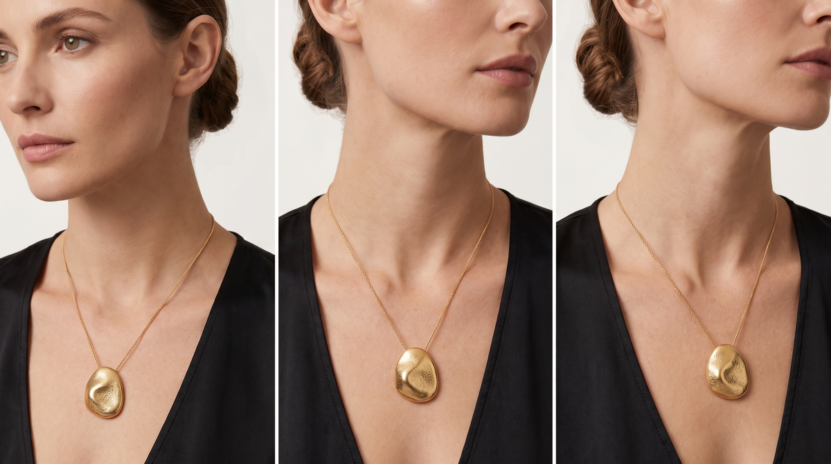 Pebble Pendant Necklace