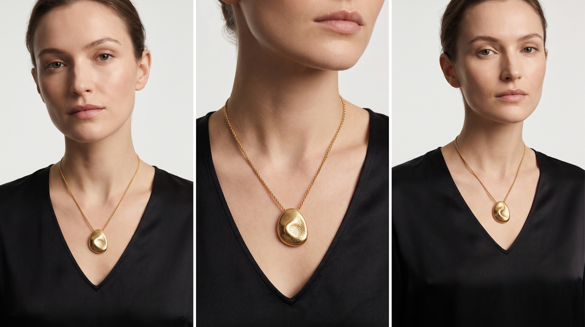 Pebble Pendant Necklace